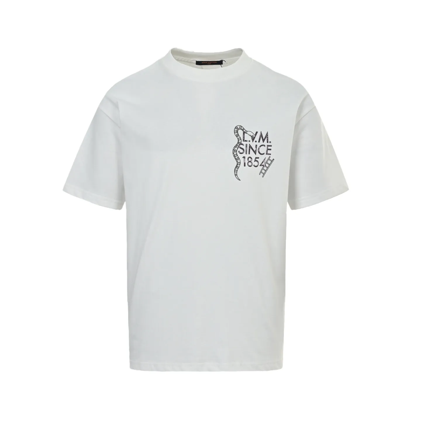 Louis Vuitton/Louis Vuitton back checkerboard print short sleeves